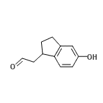 CAS#: 628732-57-0， (5-Hydroxy-2,3-dihydro-1H-inden-1-yl)acetaldehyde