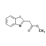 CAS 登录号：62886-13-9， 甲基1,3-苯并噻唑-2-基乙酸酯