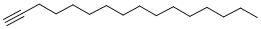结构式 CAS# 629-74-3, 1-十六炔