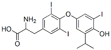 CAS#: 62901-32-0， O-(4-Hydroxy-3-Iodo-5-(1-Methylethyl)Phenyl)-3,5-Diiodo-DL-Tyrosine