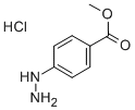 structure of CAS# 6296-89-5, 4-Hydrazinobenzoic Acid Methyl Ester Hydrochloride;Methyl 4-Hydrazinobenzoate Chloride;4-Hydrazinobenzoic Acid Methyl Ester Chloride;Nsc17185
