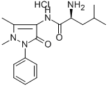 CAS#: 62989-73-5， L-4-Leucylamino-2,3-dimethyl-5-oxo-1-phenylpyrazoline