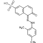 CAS#: 6300-33-0， (5Z)-5-[(2,4-Dimethylphenyl)Hydrazono]-6-Oxo-5,6-Dihydro-2-Naphthalenesulfonic Acid