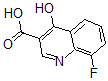 structure of CAS# 63010-70-8, 8-Fluoro-4-Hydroxy-3-Quinolinecarboxylic acid;8-Fluoro-4-Oxo-1,4-Dihydro-3-Quinolinecarboxylic Acid(SALTDATA: FREE);8-Fluoro-4-Hydroxy-3-Quinolinecarboxylic  Acid;8-FLUORO-4-HYDROXYQUINOLINE-3-CARBOXYLIC ACID