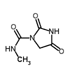 CAS#: 630112-54-8， N-Methyl-2,4-dioxo-1-imidazolidinecarboxamide