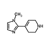 CAS#: 630120-23-9， 4-(1-Methyl-1H-imidazol-2-yl)-1,2,3,6-tetrahydropyridine