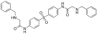 CAS 登录号：6302-96-1， 2-(苄基氨基)-N-[4-[4-[[2-(苄基氨基)乙酰基]氨基]苯基]磺酰基苯基]乙酰胺