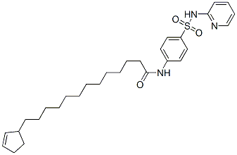 CAS#: 6309-02-0， 13-(1-Cyclopent-2-Enyl)-N-[4-(Pyridin-2-Ylsulfamoyl)Phenyl]Tridecanamide