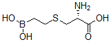 结构式 CAS# 63107-40-4, S-(2-硼酸基乙基)-L-半胱氨酸