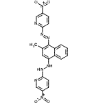 CAS#: 6311-07-5， 2-(2-{3-Methyl-4-[(E)-(5-Nitro-2-Pyridinyl)Diazenyl]-1-Naphthyl}Hydrazino)-5-Nitropyridine