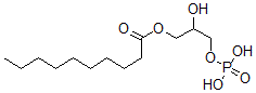 CAS 登录号：63119-36-8， (2-羟基-3-膦酰氧基丙基)癸酸酯