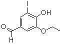 structure of CAS# 6312-82-9, 3-Ethoxy-4-Hydroxy-5-Iodo-Benzaldehyde;3-Ethoxy-4-Hydroxy-5-Iodo-Benzaldehyde;Oprea1_371977;Nsc40555