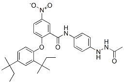 CAS#: 63134-31-6， Acetic Acid 2-[4-[[2-[2,4-Bis(1,1-Dimethylpropyl)Phenoxy]-5-Nitrobenzoyl]Amino]Phenyl] Hydrazide