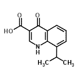 CAS#: 63136-17-4， 4-Hydroxy-8-Isopropyl-3-Quinolinecarboxylic Acid
