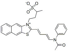 CAS#: 63148-84-5， 2-[4-(Acetylanilino)-1,3-Butadienyl]-3-(3-Sulphonatobutyl)Naphtho[2,3-d]Thiazolium