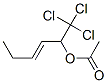 CAS#: 63170-40-1， 4-Methyl-1-(1,1,1-Trichloromethyl)But-2-Enyl Acetate
