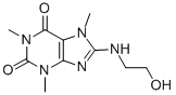 CAS#: 6320-10-1， 3,7-Dihydro-8-(2-Hydroxyethylamino)-1,3,7-Trimethyl-1H-Purine-2,6-Dione