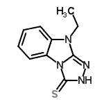 CAS#: 632300-64-2， 9-Ethyl-2,9-dihydro-3H-[1,2,4]triazolo[4,3-a]benzimidazole-3-thione