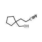 CAS#: 632328-95-1， 3-[1-(Hydroxymethyl)cyclopentyl]propanenitrile