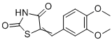 CAS#: 6325-95-7， 5-[(3,4-Dimethoxyphenyl)methylidene]-1,3-thiazolidine-2,4-dione