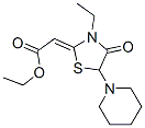 CAS#: 63250-48-6， Ethyl (Z)-(3-Ethyl-4-Oxo-5-Piperidin-1-Ylthiazolidin-2-Ylidene)Acetate