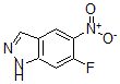 structure of CAS# 633327-51-2, 6-Fluoro-5-Nitro-1H-Indazole;6-FLUORO-5-NITRO-1H-INDAZOLE;5-Nitro-6-Fluoro-1H-Indazole;6-Fluoro-5-Nitroindazole