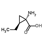 CAS#: 63393-56-6， (1S,2S)-1-Amino-2-Ethyl-Cyclopropane-1-Carboxylic Acid