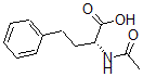结构式 CAS# 63393-59-9, (alphaR)-alpha-(乙酰氨基)-苯丁酸
