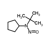 CAS#: 63401-07-0， N-(2-Methyl-2-Propanyl)-N-Nitrosocyclopentanamine