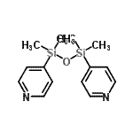 CAS#: 634595-31-6， 4,4'-(1,1,3,3-Tetramethyl-1,3-disiloxanediyl)dipyridine