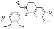 CAS#: 63490-92-6， (Z)-3,4-Dihydro-1-(2-Hydroxy-3,4-Dimethoxybenzylidene)-6,7-Dimethoxyisoquinoline-2(1H)-Carbaldehyde