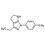 CAS#: 635285-88-0， 3-Ethyl-1-(4-methylphenyl)-1,4,5,6-tetrahydropyrrolo[2,3-c]pyrazole