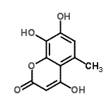 CAS#: 63542-39-2， 4,7,8-Trihydroxy-5-Methyl-2H-Chromen-2-One