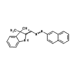 CAS#: 63589-30-0， 3,3-Dimethyl-2-[(2-Naphthyldiazenyl)Methylene]Indoline