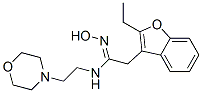 CAS 登录号：63605-45-8， 2-乙基-N-(2-吗啉基乙基)-3-苯并呋喃乙酰胺肟