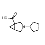 CAS#: 63618-05-3， 3-Cyclopentyl-3-Azabicyclo[3.1.0]Hexane-1-Carboxylic Acid