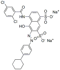 CAS#: 6362-46-5， Disodium 6-[(4-Cyclohexylphenyl)Azo]-4-[(2,5-Dichlorobenzoyl)Amino]-5-Hydroxynaphthalene-1,7-Disulphonate