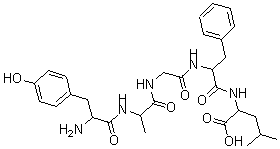 CAS#: 63631-40-3， L-Tyrosyl-D-Alanylglycyl-L-Phenylalanyl-D-Leucine