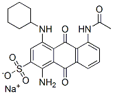 CAS#: 6370-63-4， 5-(Acetylamino)-1-Amino-4-(Cyclohexylamino)-9,10-Dihydro-9,10-Dioxoanthracene-2-Sulfonic Acid Sodium Salt