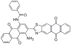 CAS#: 6371-50-2， N-[4-Amino-3-(5,10-Dihydro-5,10-Dioxoanthra[2,3-d]Thiazol-2-Yl)-9,10-Dihydro-9,10-Dioxo-1-Anthryl]Benzamide