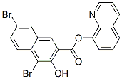 CAS 登录号：63716-63-2， 4,7-二溴-3-羟基-2-萘甲酸 8-喹啉基酯