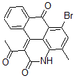 CAS#: 63723-54-6， 1-Acetyl-6-bromo-4-methyl-3H-dibenz(f,ij)isoquinoline-2,7-dione