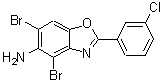 CAS#: 637302-89-7， 4,6-Dibromo-2-(3-chlorophenyl)-1,3-benzoxazol-5-amine