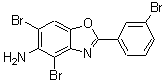 CAS 登录号：637302-92-2， 4,6-二溴-2-(3-溴苯基)-1,3-苯并恶唑-5-胺