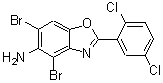 CAS#: 637303-14-1， 4,6-Dibromo-2-(2,5-dichlorophenyl)-1,3-benzoxazol-5-amine