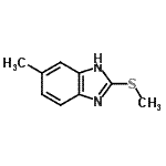 CAS#: 637322-92-0， 6-Methyl-2-(methylsulfanyl)-1H-benzimidazole