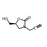 CAS#: 637343-77-2， [(5S)-5-(Hydroxymethyl)-2-oxo-1,3-oxazolidin-3-yl]acetonitrile