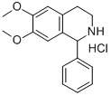 structure of CAS# 63768-20-7, 6,7-Dimethoxy-1-Phenyl-1,2,3,4-Tetrahydro-Isoquinoline;Zinc00053515