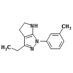 CAS#: 638131-68-7， 3-Ethyl-1-(3-methylphenyl)-1,4,5,6-tetrahydropyrrolo[2,3-c]pyrazole