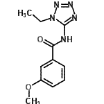 CAS#: 638146-79-9， N-(1-Ethyl-1H-tetrazol-5-yl)-3-methoxybenzamide
